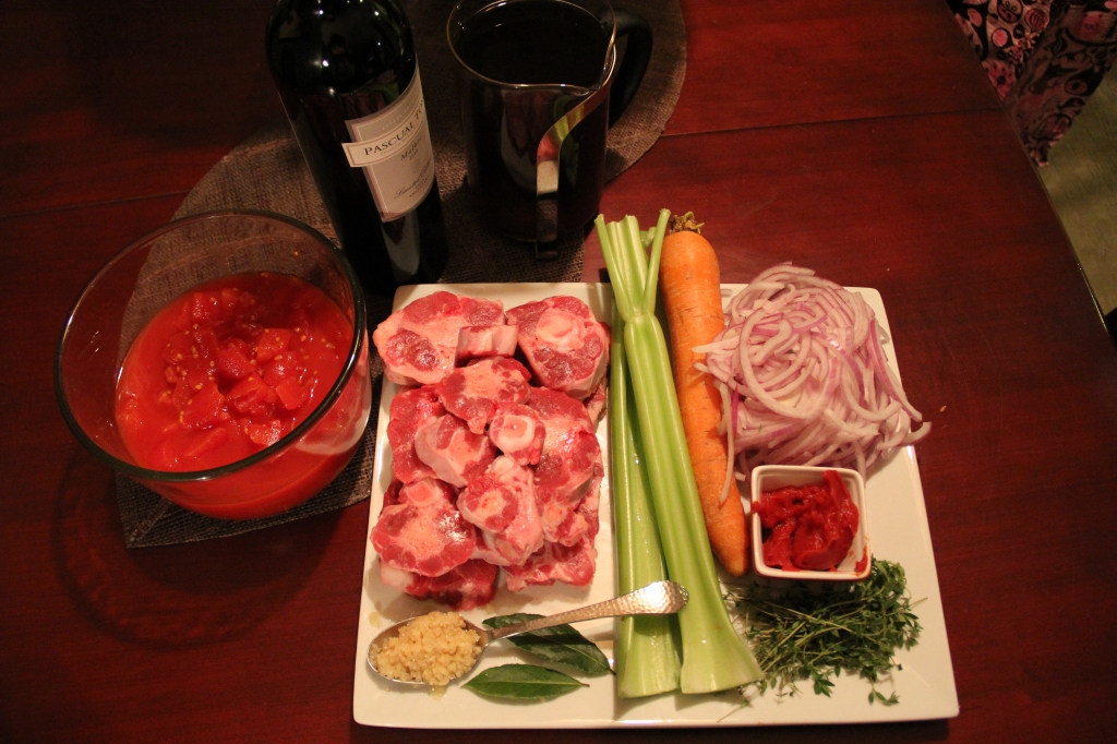 Oxtail Soup ingredients